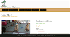 Desktop Screenshot of cadogbehavior.com